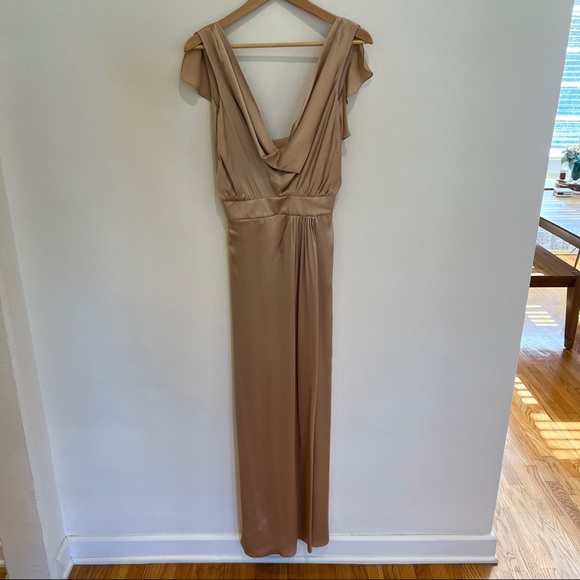 DSquared2 Silk Beige Evening Gown - Picture 1 of 10